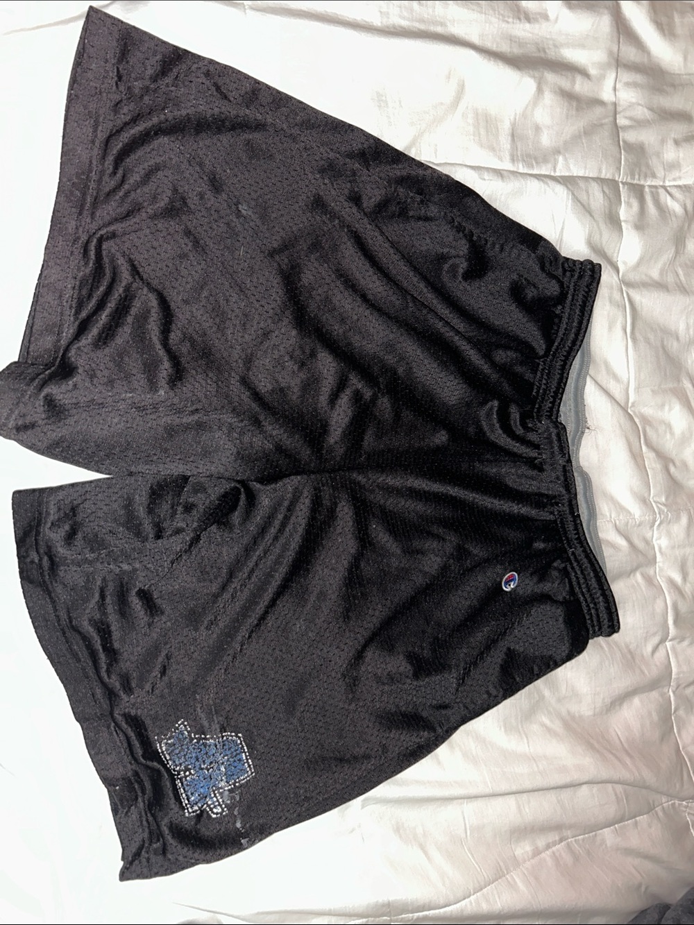 Champion Black Mesh Athletic Shorts